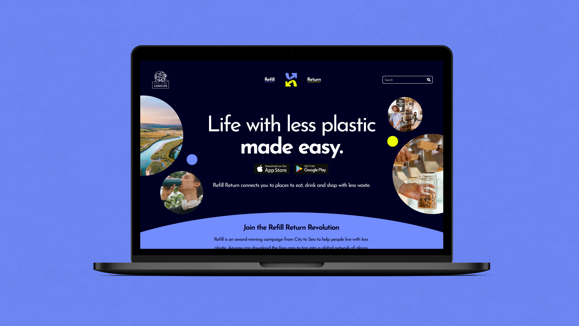 Refill Return website