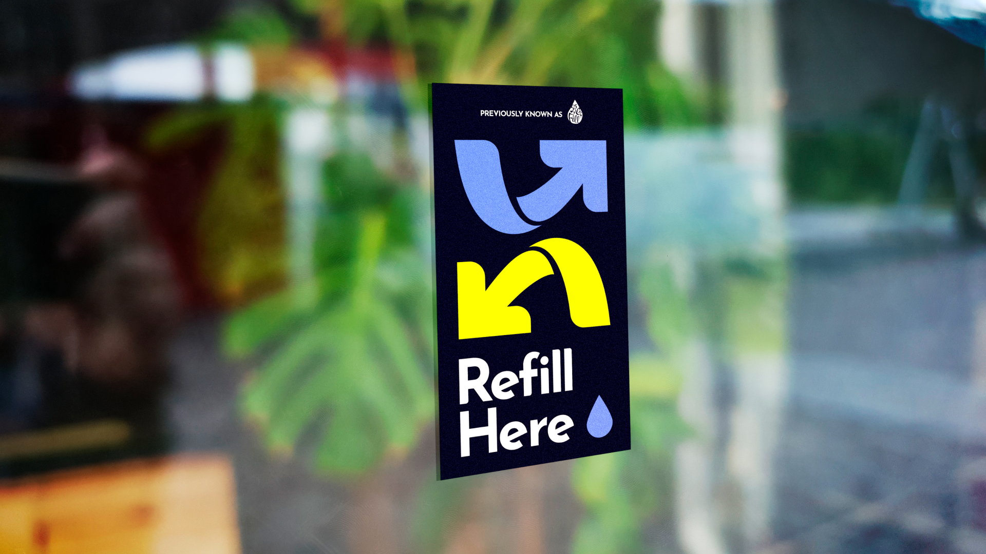 Refill Return windowsticker